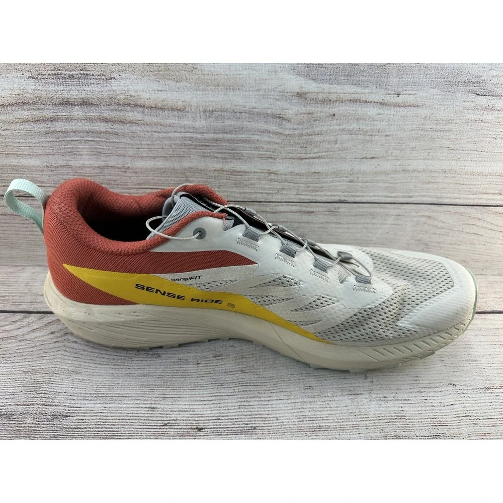 Salomon Sense Ride 5 MENS RAINY DAY / HOT SAUCE / FREESIA US 14